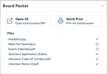 Board Packet — Troubleshooting 1