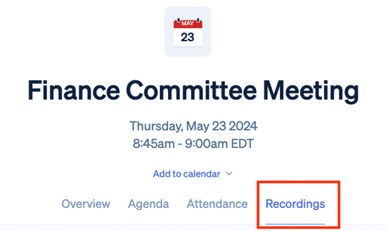Boardable-video-recording-menu