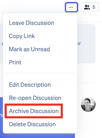 Close and Archive a Discussion 2