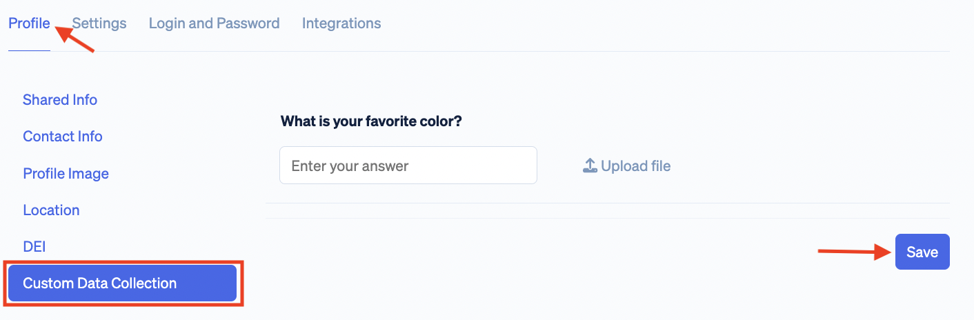 Edit User Settings