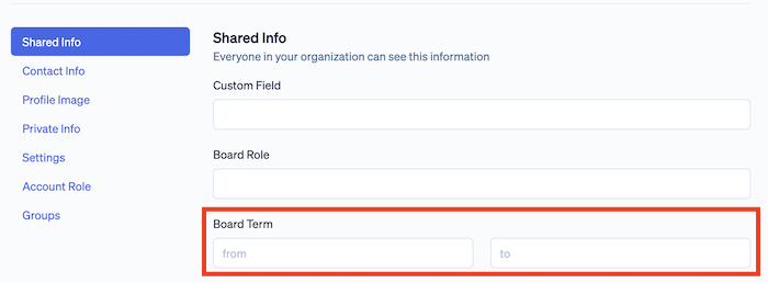 Edit User Settings