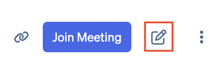 Edit a single- or multi-day meeting