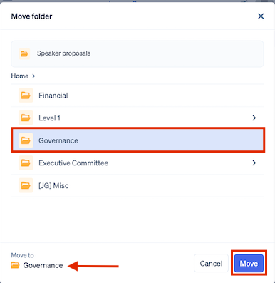 Governance_Move_Folder