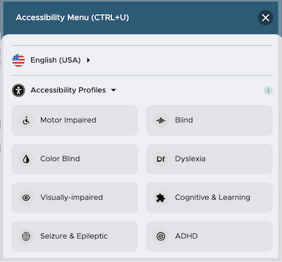 accessibility profiles