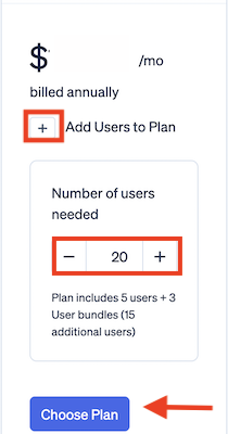 add users to plan