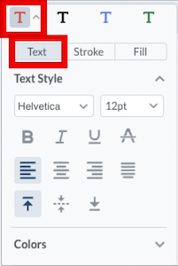 free text menu