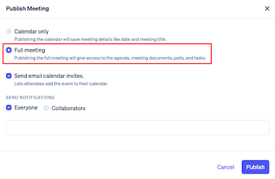 publish-full-meeting-menu