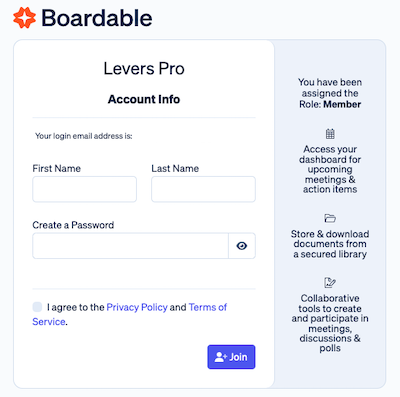 Set Up User Account and Log In