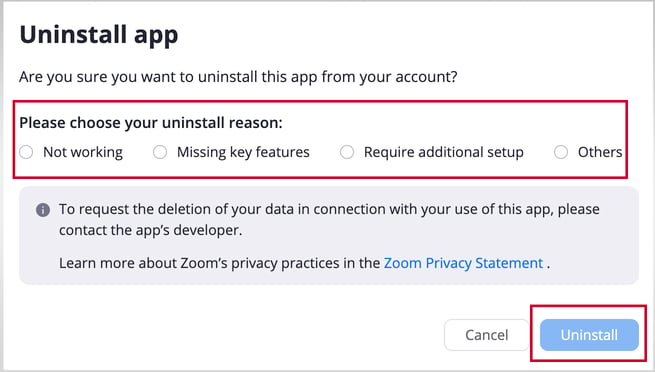 zoom-installed-apps-uninstall-reason