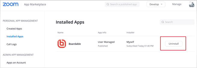 zoom-installed-apps-uninstall