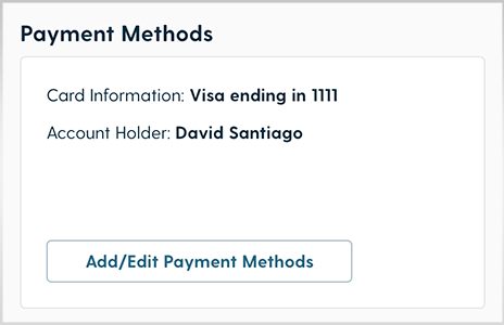 Payment Methods Screenshot Boardable