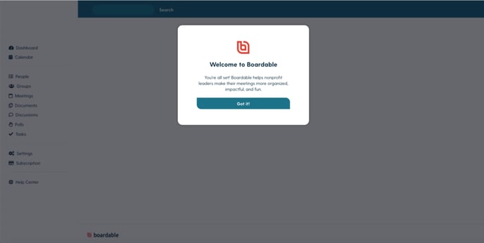 Welcome to Boardable Screenshot